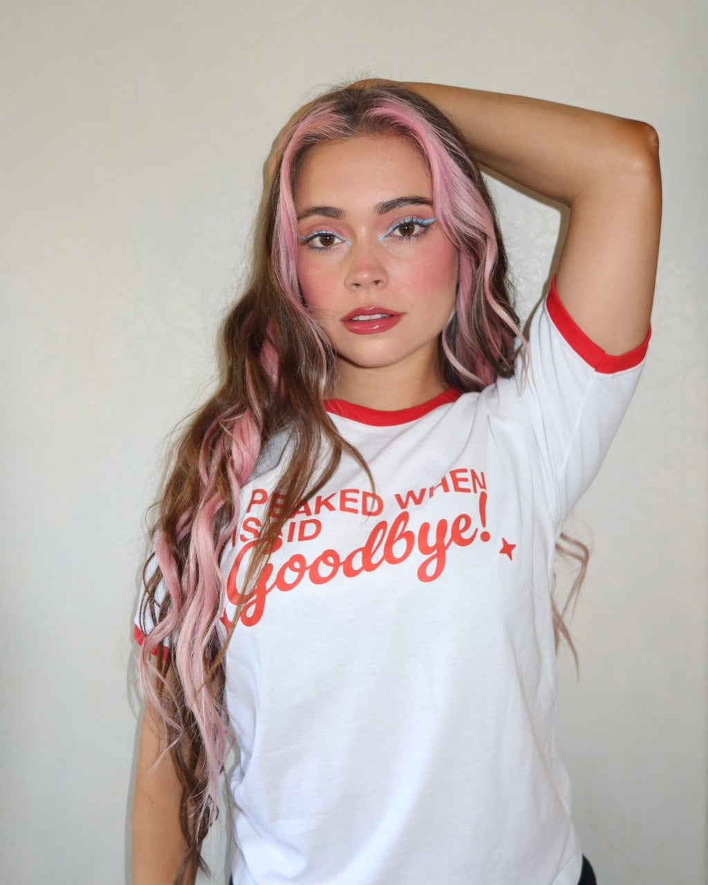 I Peaked When I Said Goodbye | White